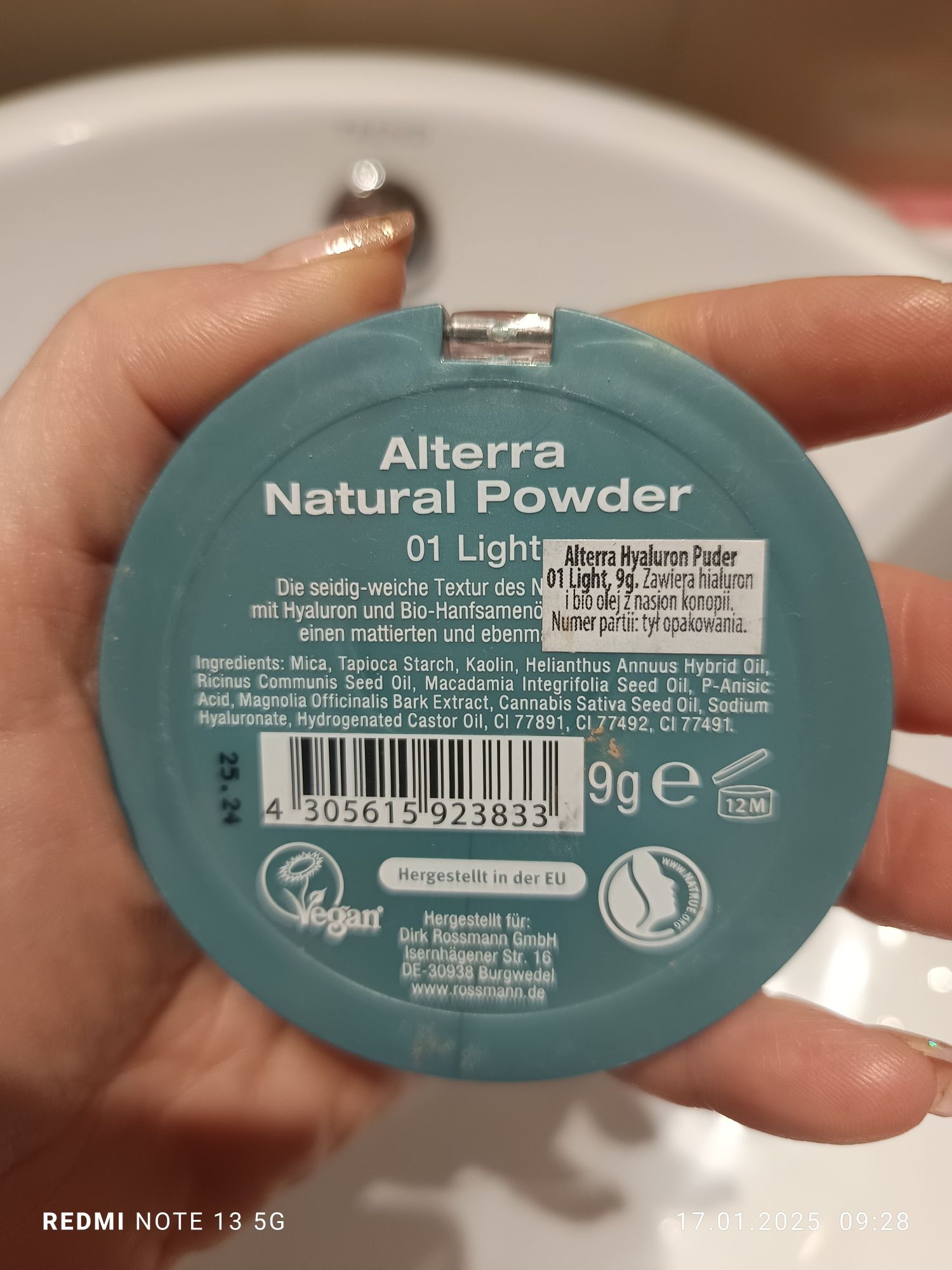 Sprzedam puder Alterra nowy