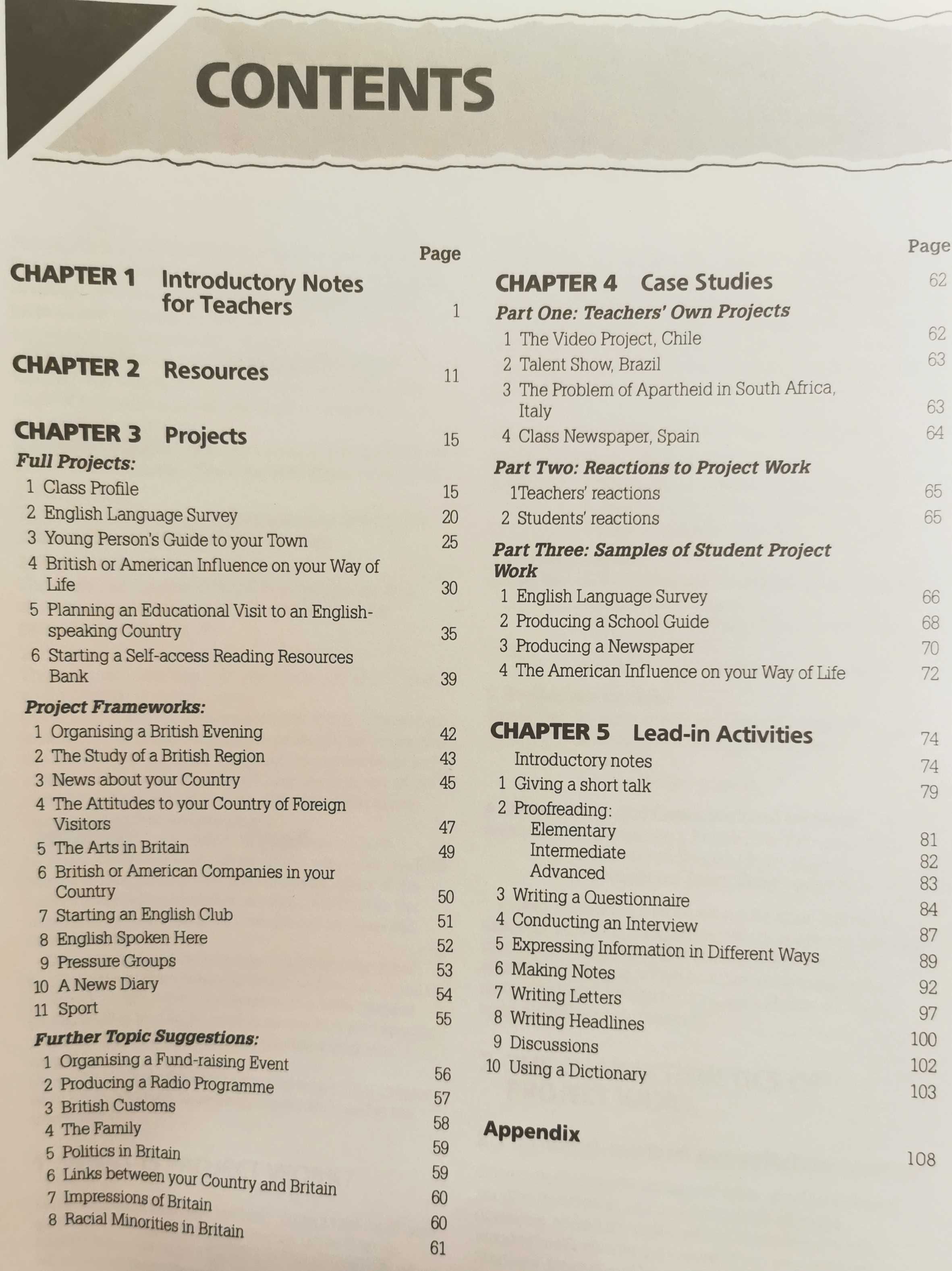 ANGIELSKI Projects for EFL classroom