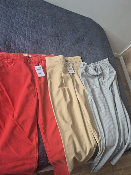 Paka komplet spodniex3, Zara nowe XL
