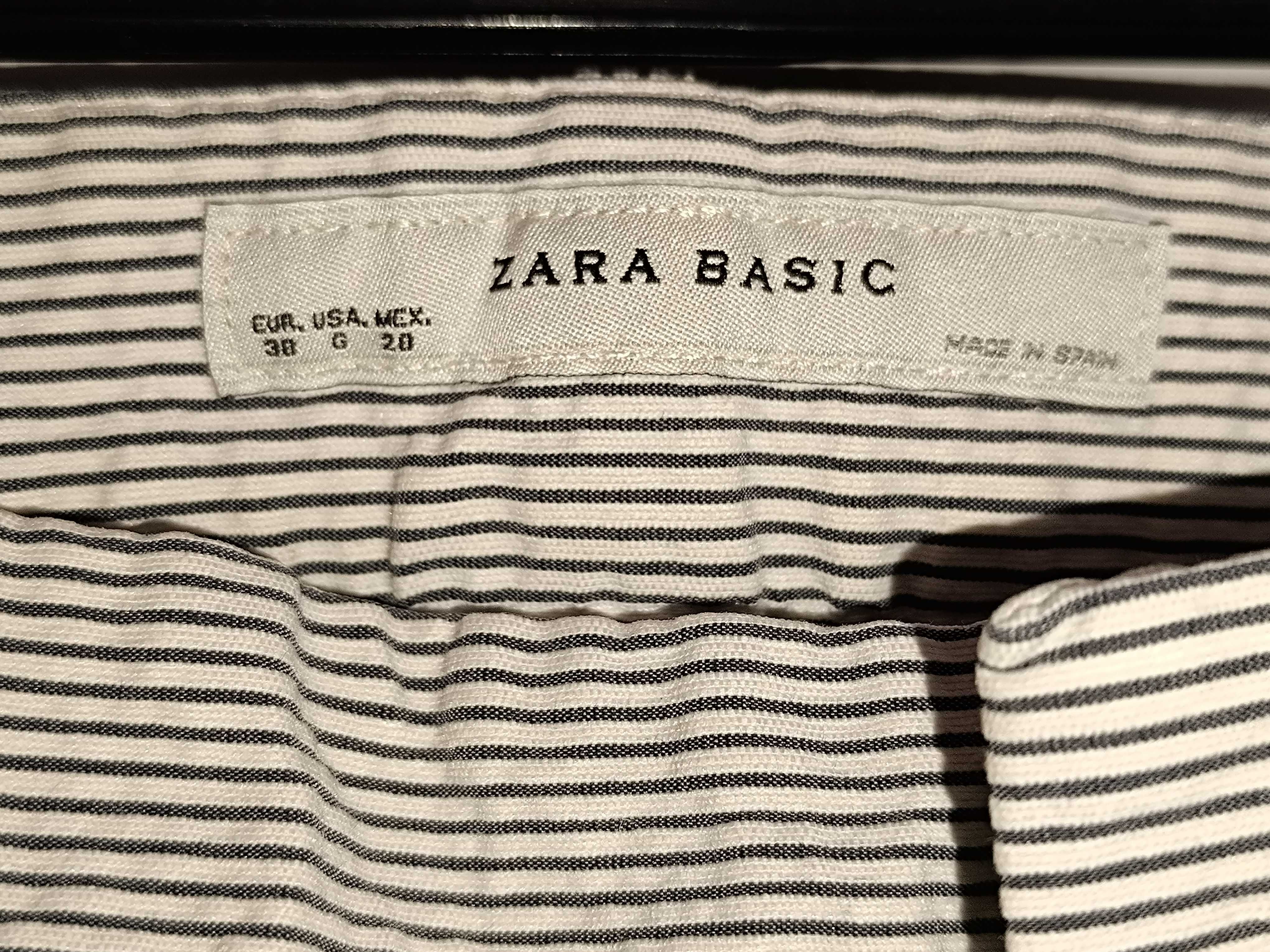 Calções da Zara com riscas nr 38