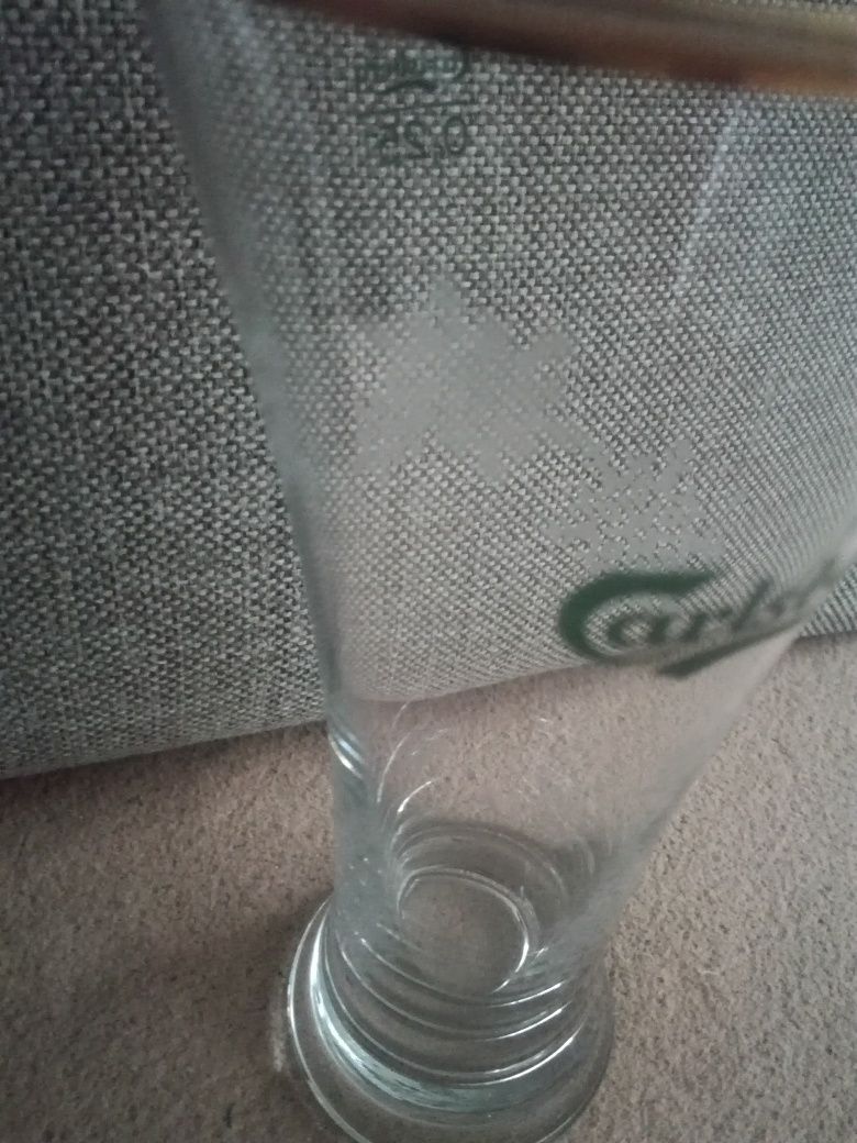 Pokal szklanka Carlsberg 0,25l śnieżynki śnieżynka