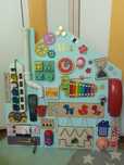 Tablica manipulacyjna edukacyjna duża 70 na 75 cm