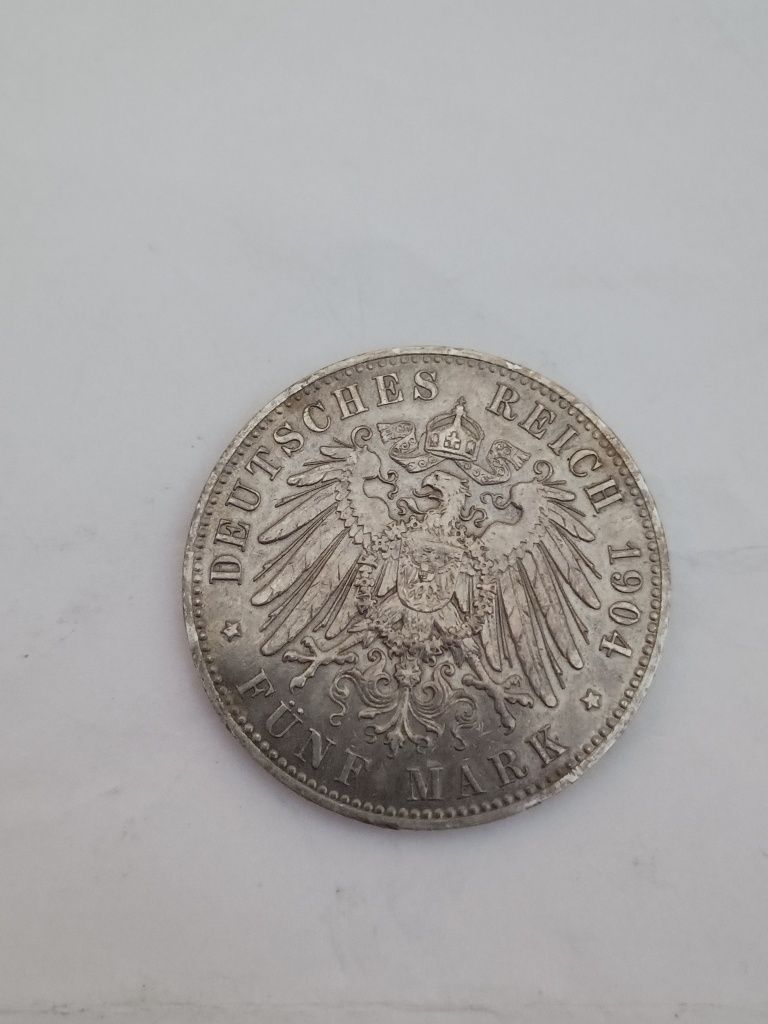 Moneta 5 marek 1904