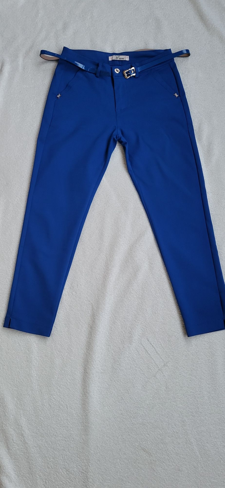 Spodnie eleganckie cygaretki chinosy M.Sara XS/S/M