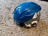 Kask MARTES TIROLLI JR szaro-niebieski M 55-58