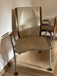 Krzesla skorzane sitag komplet 4 krzesel ikea
