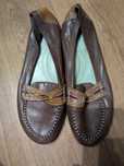 Buty mokasyny 39 brązowe vintage