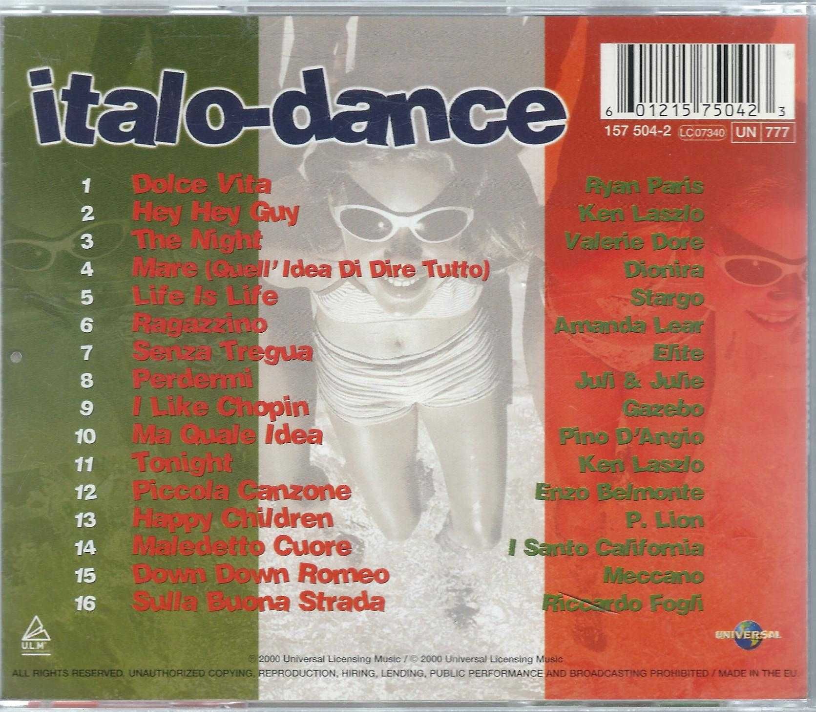 CD Italo-Dance (2000) (Universal)