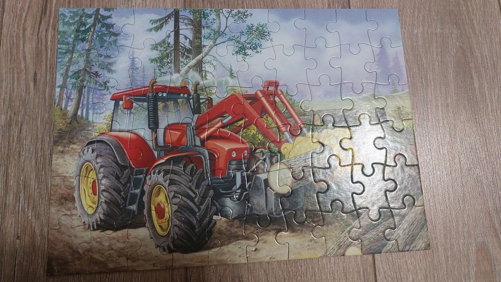 Puzzle traktor 5+