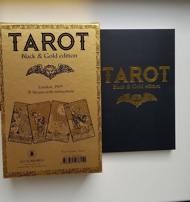 Таро черное на золоте, оригинал.