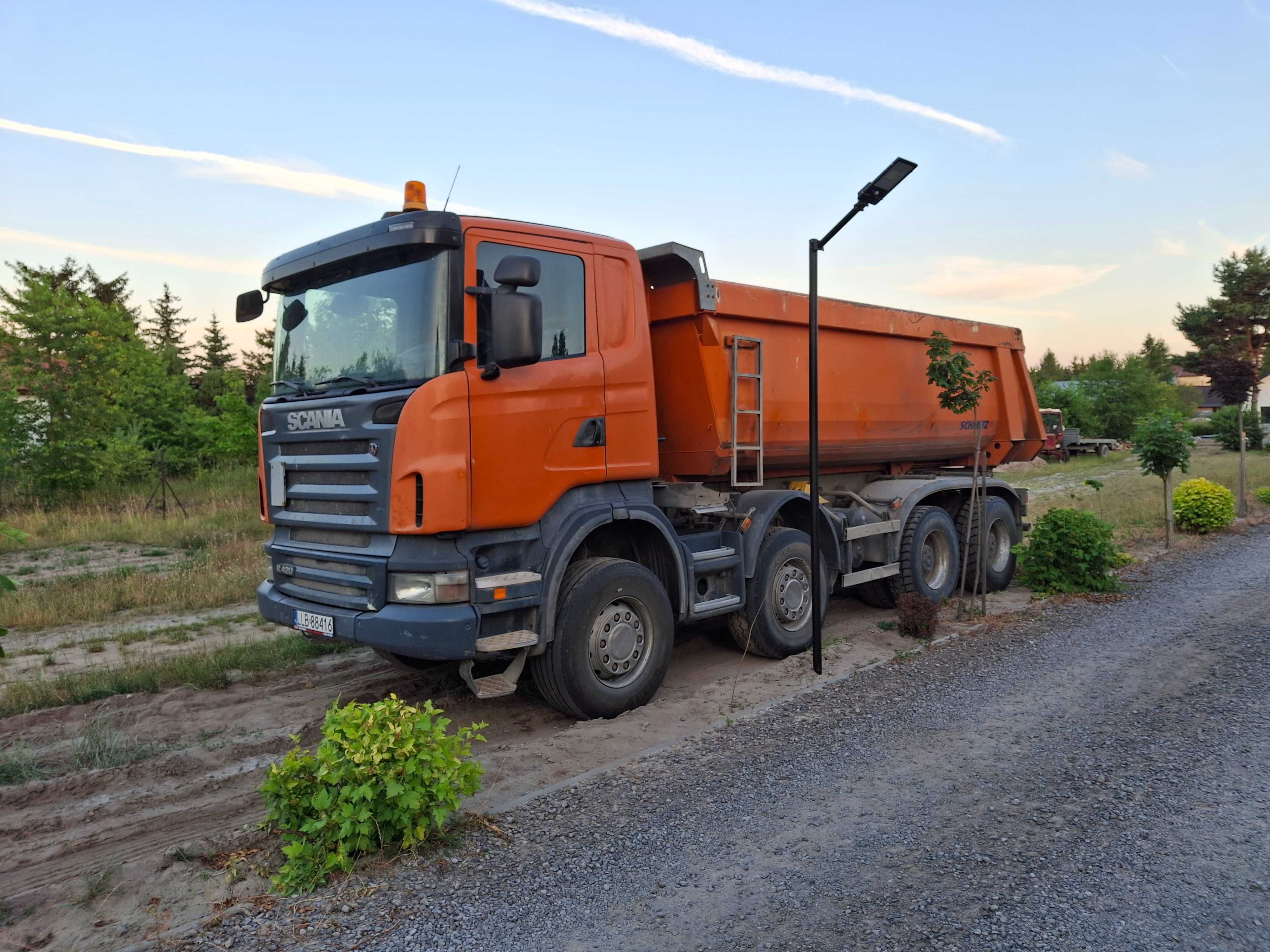 Scania R420 wywrotka 8x4