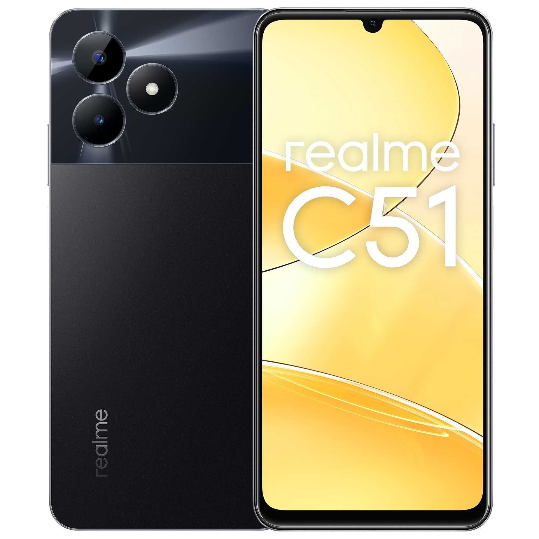 realme C51 4/128GB DS NFC 33W 5000mAh FV23% Gwar 24M (PL)