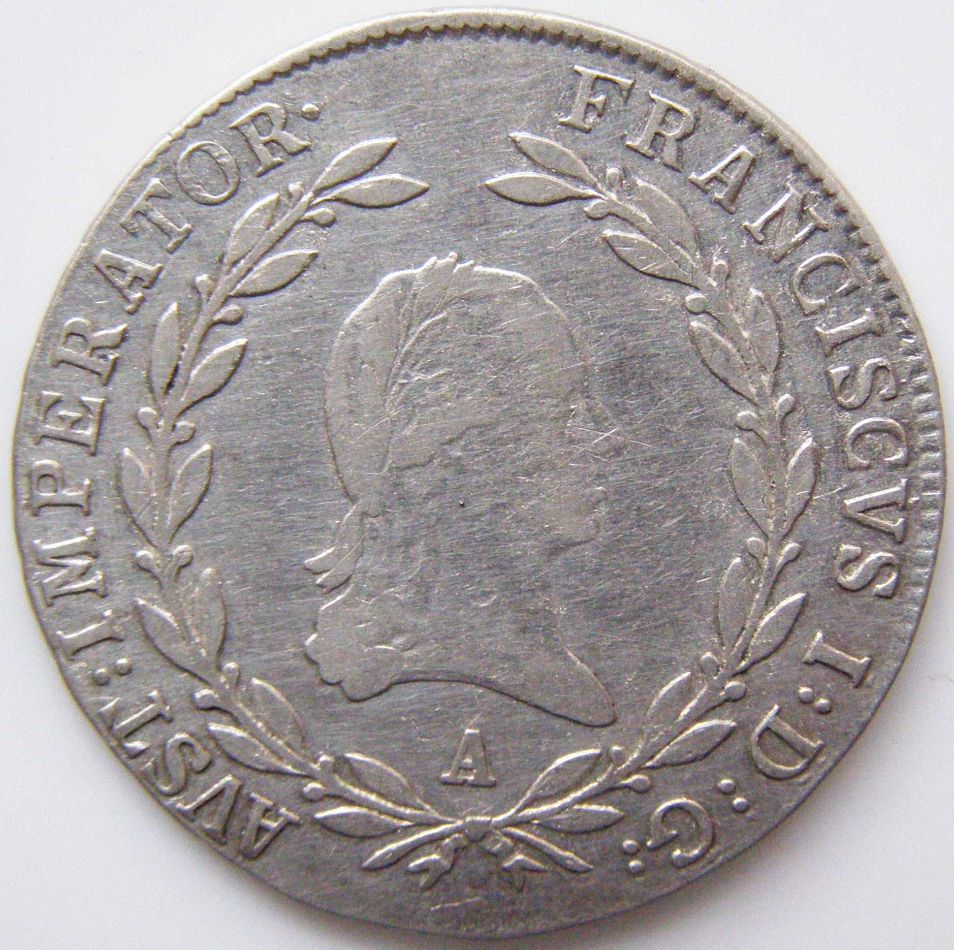 Monety srebrne Austro-Węgry Franciszek I.1812,1823,1827,1832 r.