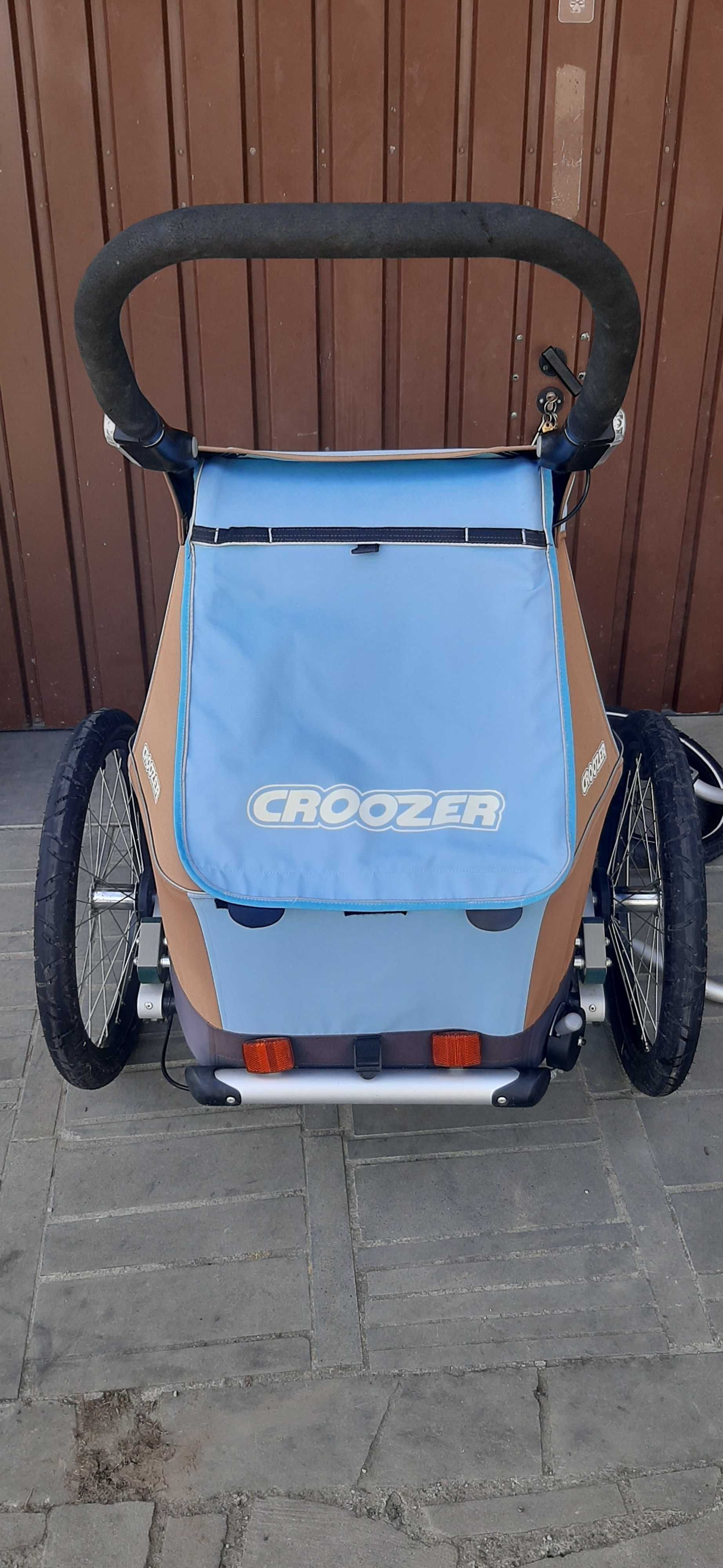 Przyczepka rowerowa Croozer Kid Plus Led 1 3w1 jogger stan BDB