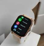 Śliczny,Złoty,Damski Zegarek Smartwatch,Nowy