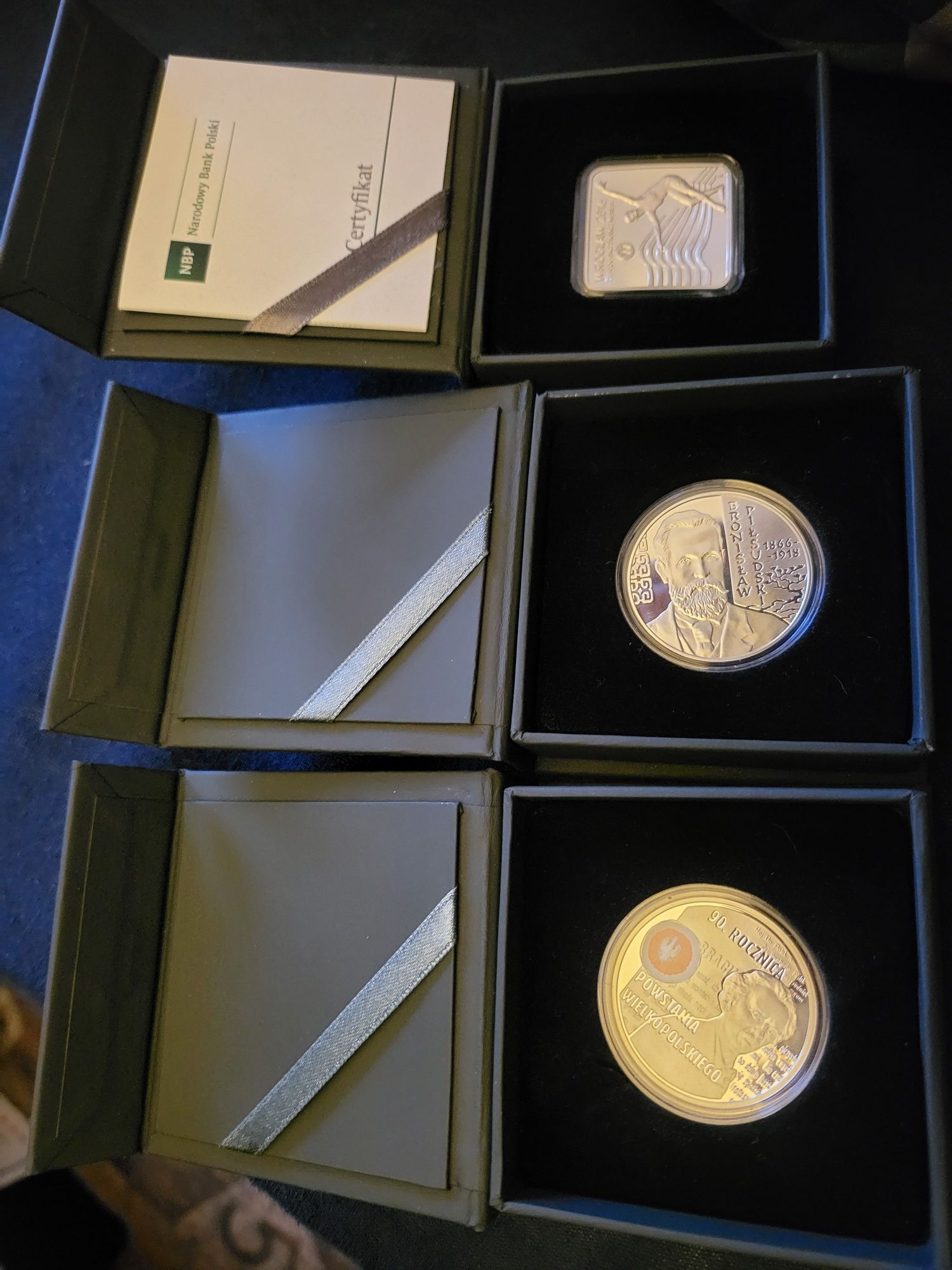 Monety srebrne 10zl NBP polecam! Stan menniczy.3 sztuki .