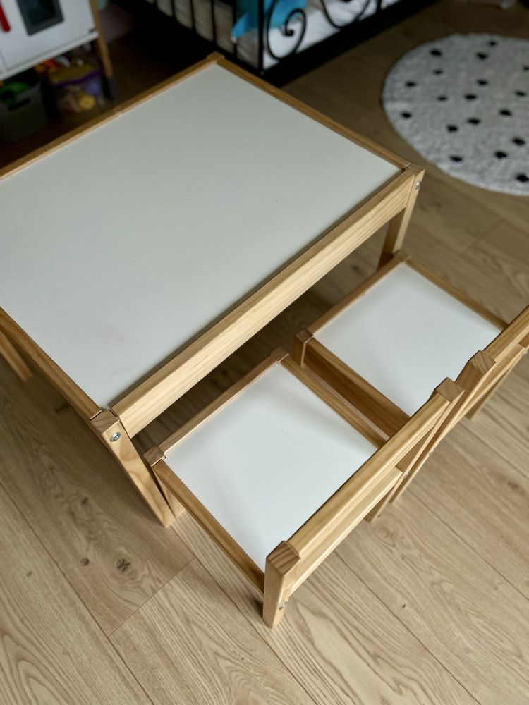 Stolik dla dziecka Ikea latt zadbany lakierowany