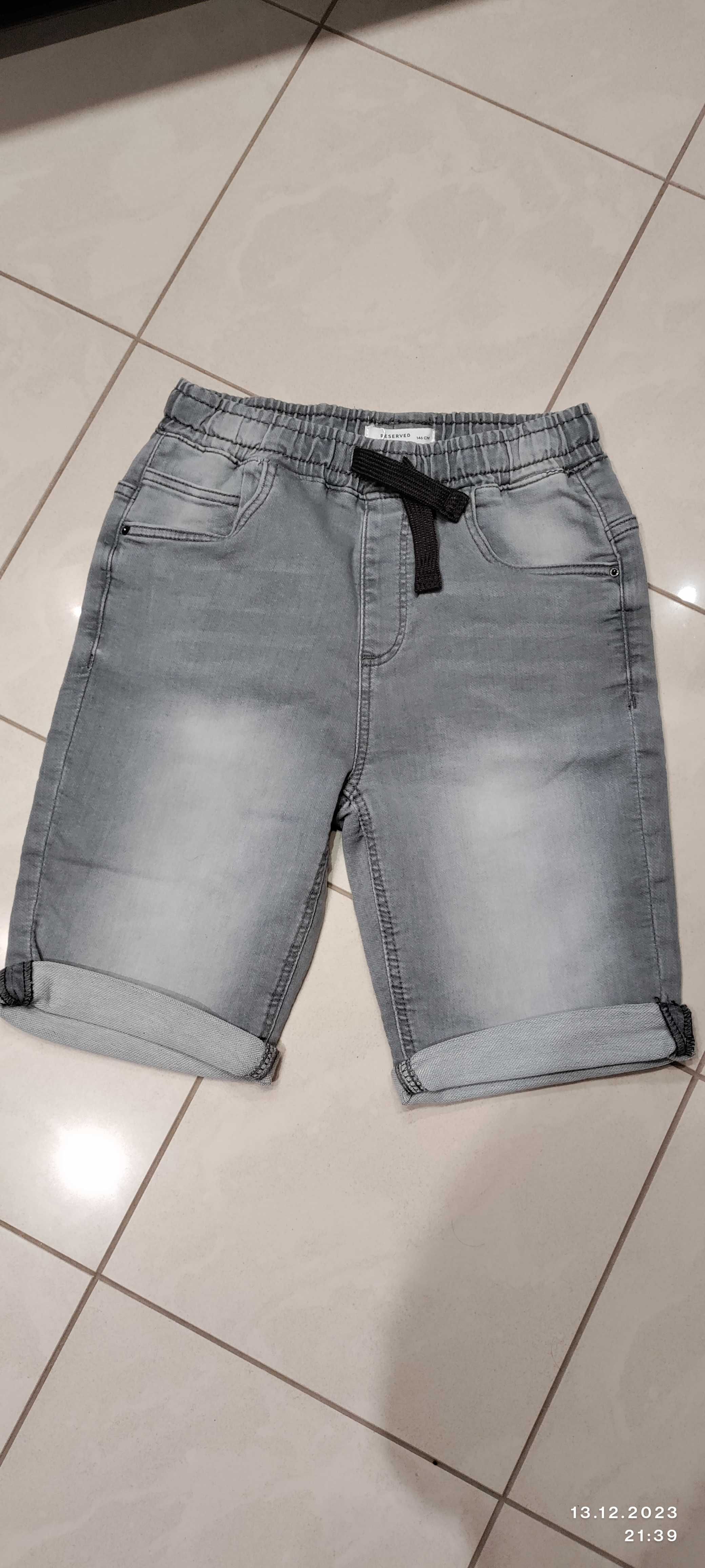 Spodenki krótkie nowe jeans Reserved 146