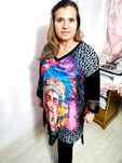 Wikiland 44 2XL Komplet Tunika + spodnie legginsy SIATKA