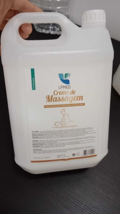 Creme de massagem 5 litros - NOVO