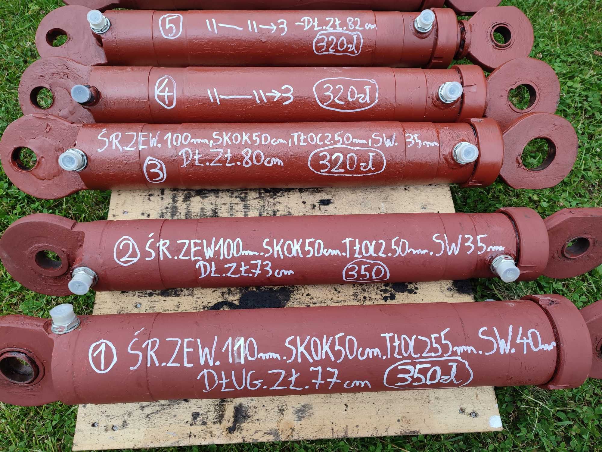 Siłownik hydrauliczny dwustronny , sów 50cm , łuparka , prasa ,koparki