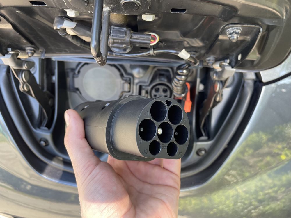 Переходник Type 2 на Type 1 Nissan liaf Type 2 Typy1 Tesla GBT