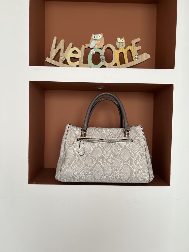 Сумка guess оригінал з тисненням під пітона