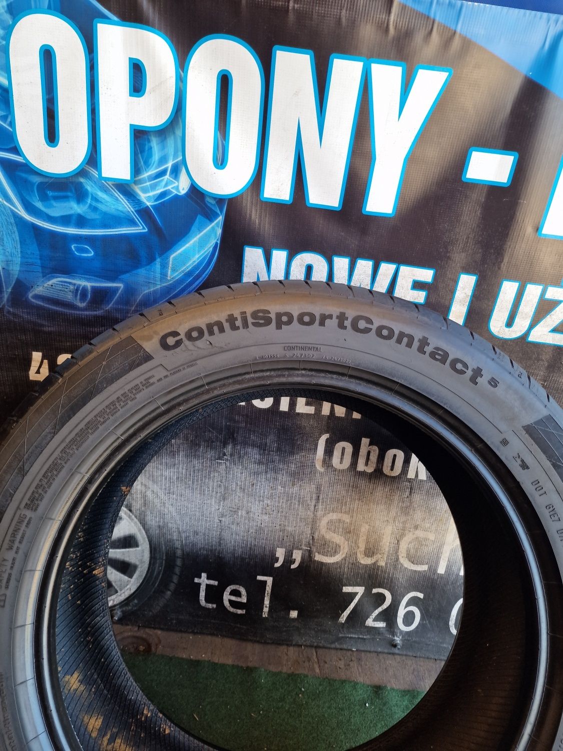 Opona letnia 235/55/19 Continental pojedyncza