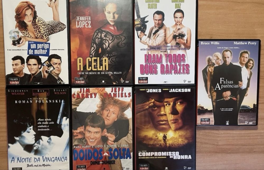 DVDs vários filmes - 5 lotes
