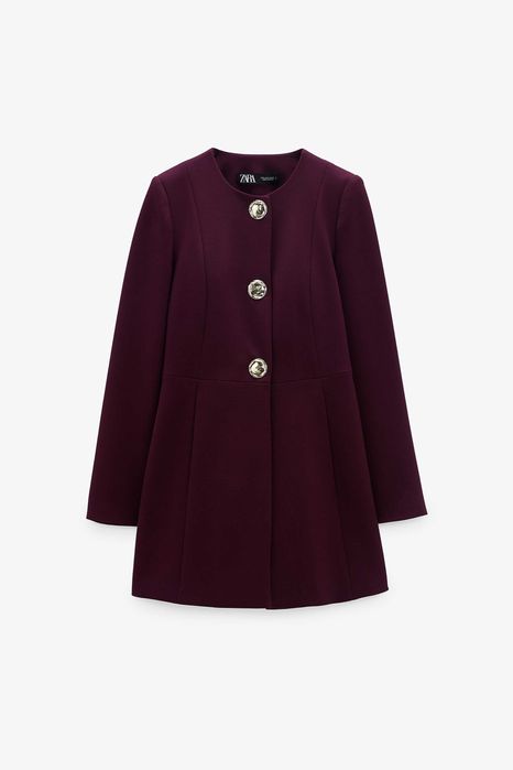 ZARA Luksusowy surdut z guzikami XL