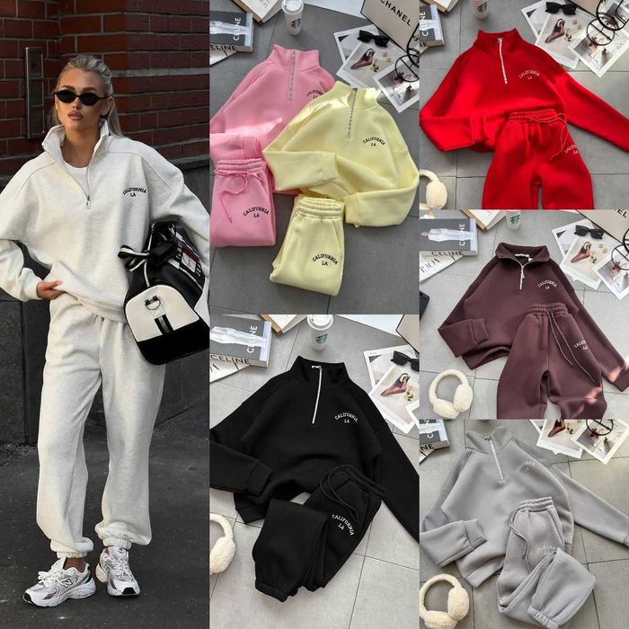 В наличии! Стильный женский теплый костюм + Подарок*