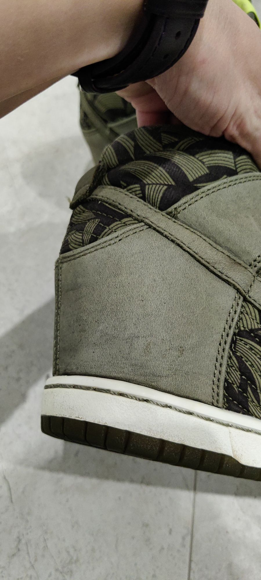 Nike sportowe damskie Dunk Sky High Liberty 38.5 khaki unikat rzadkie