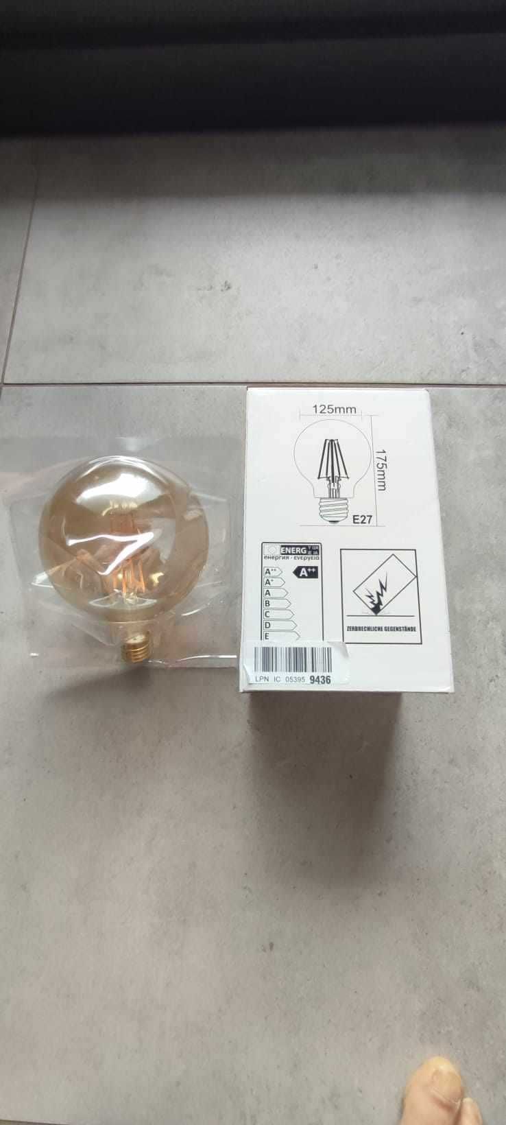 ExtraStar Żarówka Edison Vintage E27 żarówka żarowa LED 6W ciepła biel