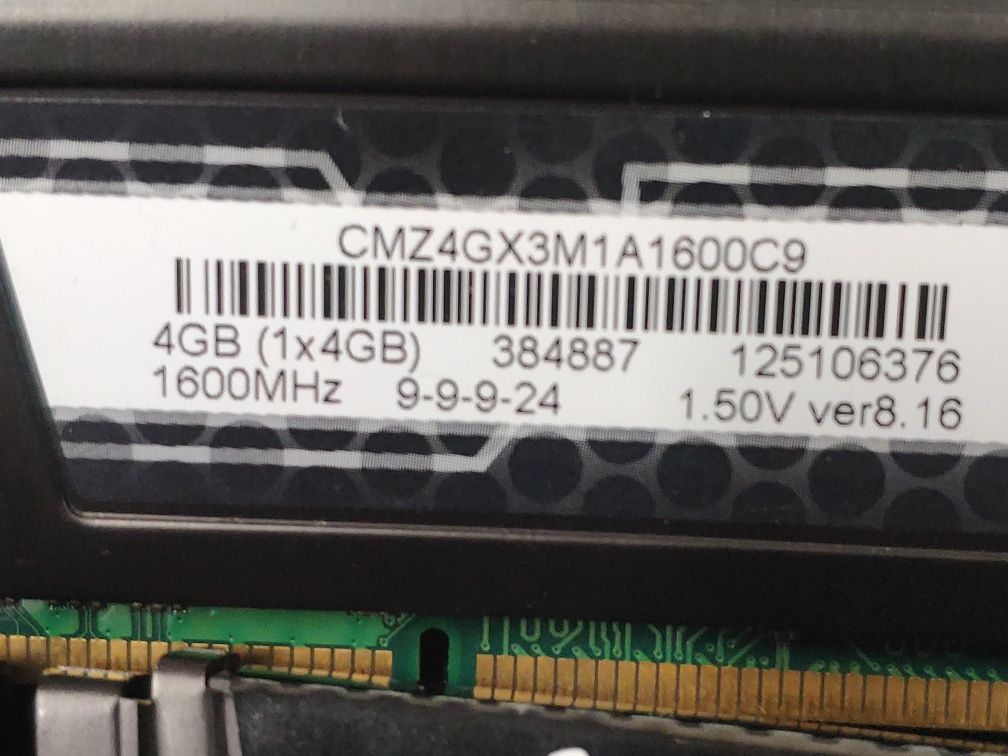 8 GB RAM Corsair - DDR3