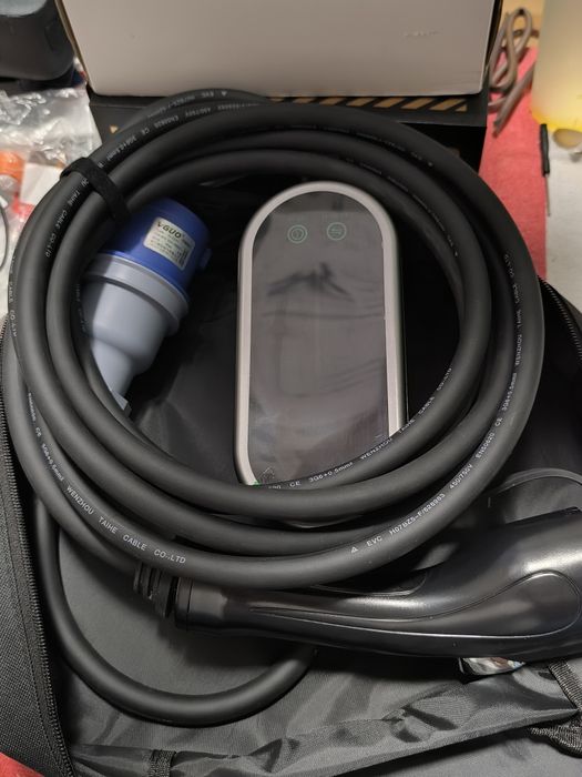 Carregador portátil AFEEV Tipo 2 para veículos elétricos, 7 kW, 32 A,