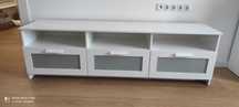 Тумба под телевизор IKEA BRIMNES , ТВ-тумба, белая, 180×41×53 см.