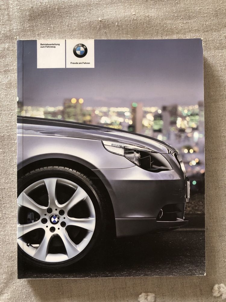 Livro de instrucções BMW E60/E61 Alemão