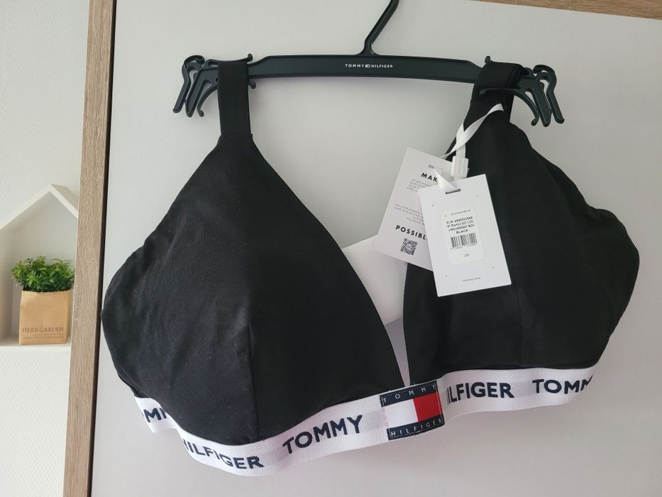 Miękki trójkątny stanik biustonosz Tommy Hilfiger r. 2XL XXL