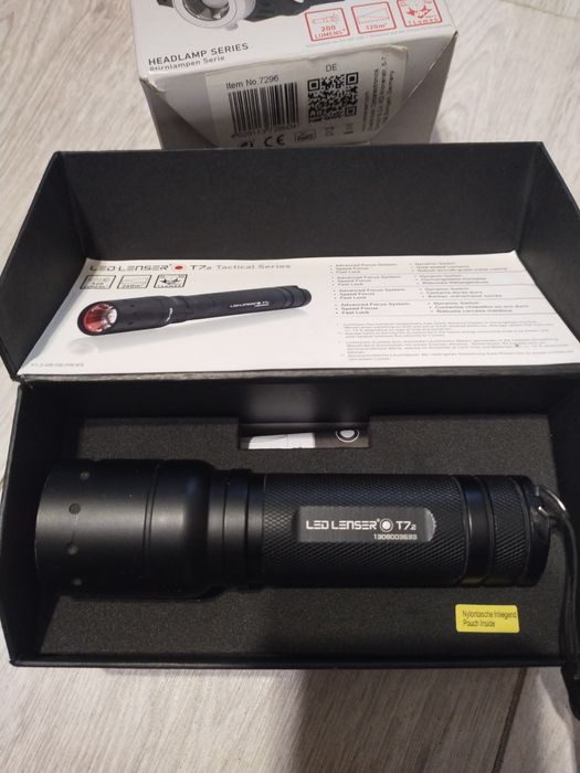 Фонарь тактический, ліхтар Led Lenser Т7.2