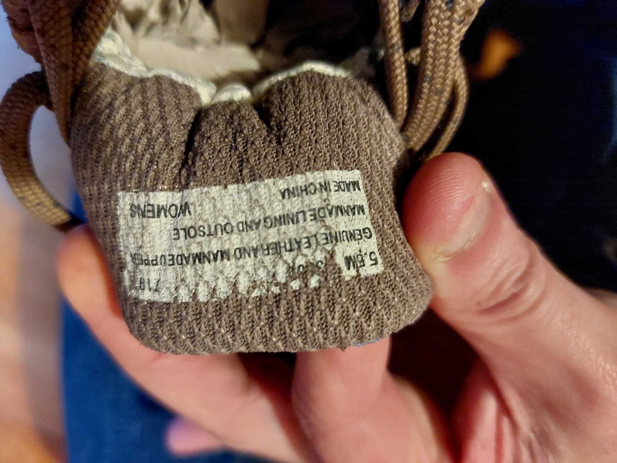 Ténis Timberland 5,5 M - Número 36 - Castanhos Claros e Azul Claro