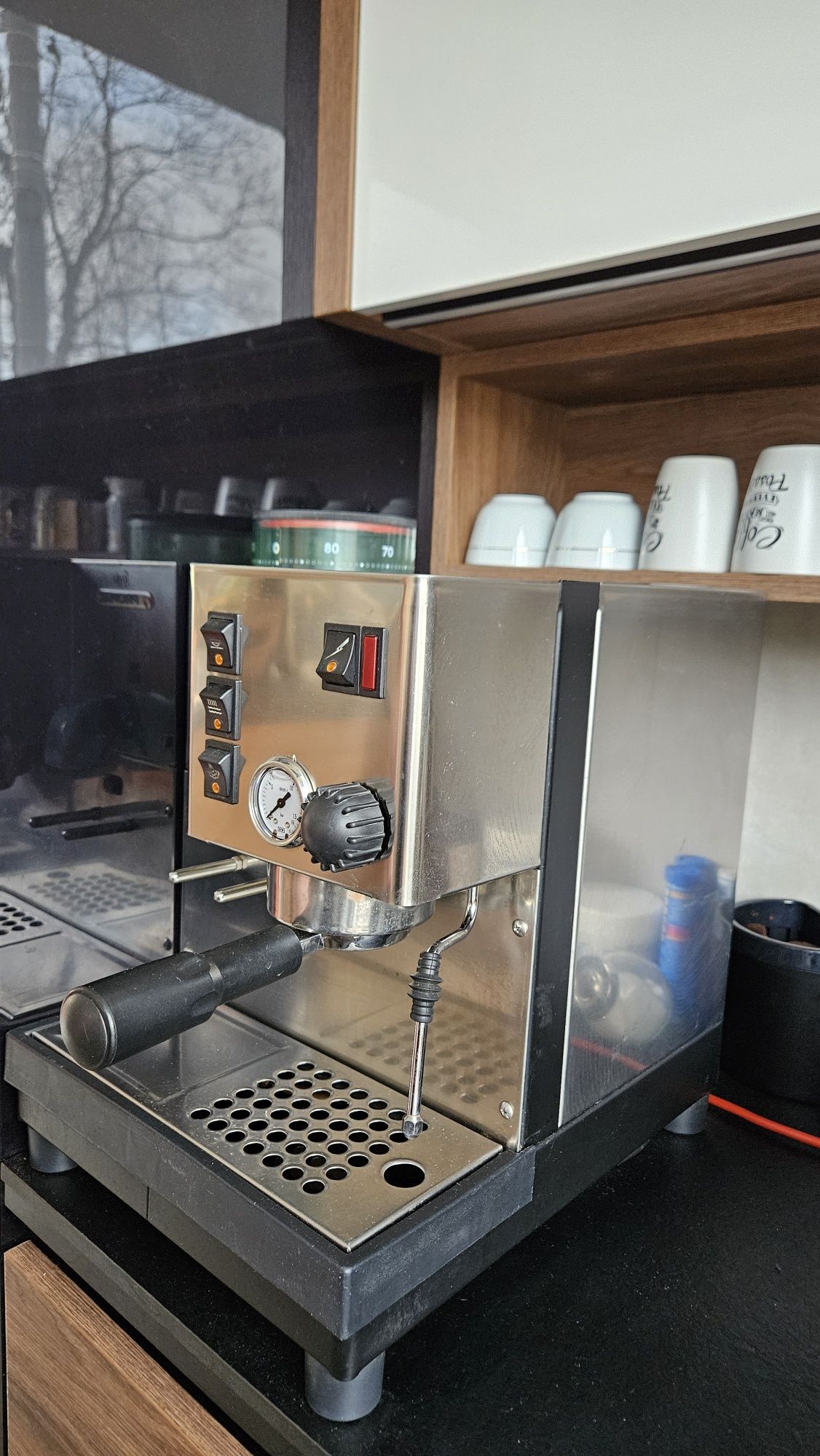 Ekspres kolbowy PROMAC LOLLO = Rancilio Silvia + Rancilio Rocky