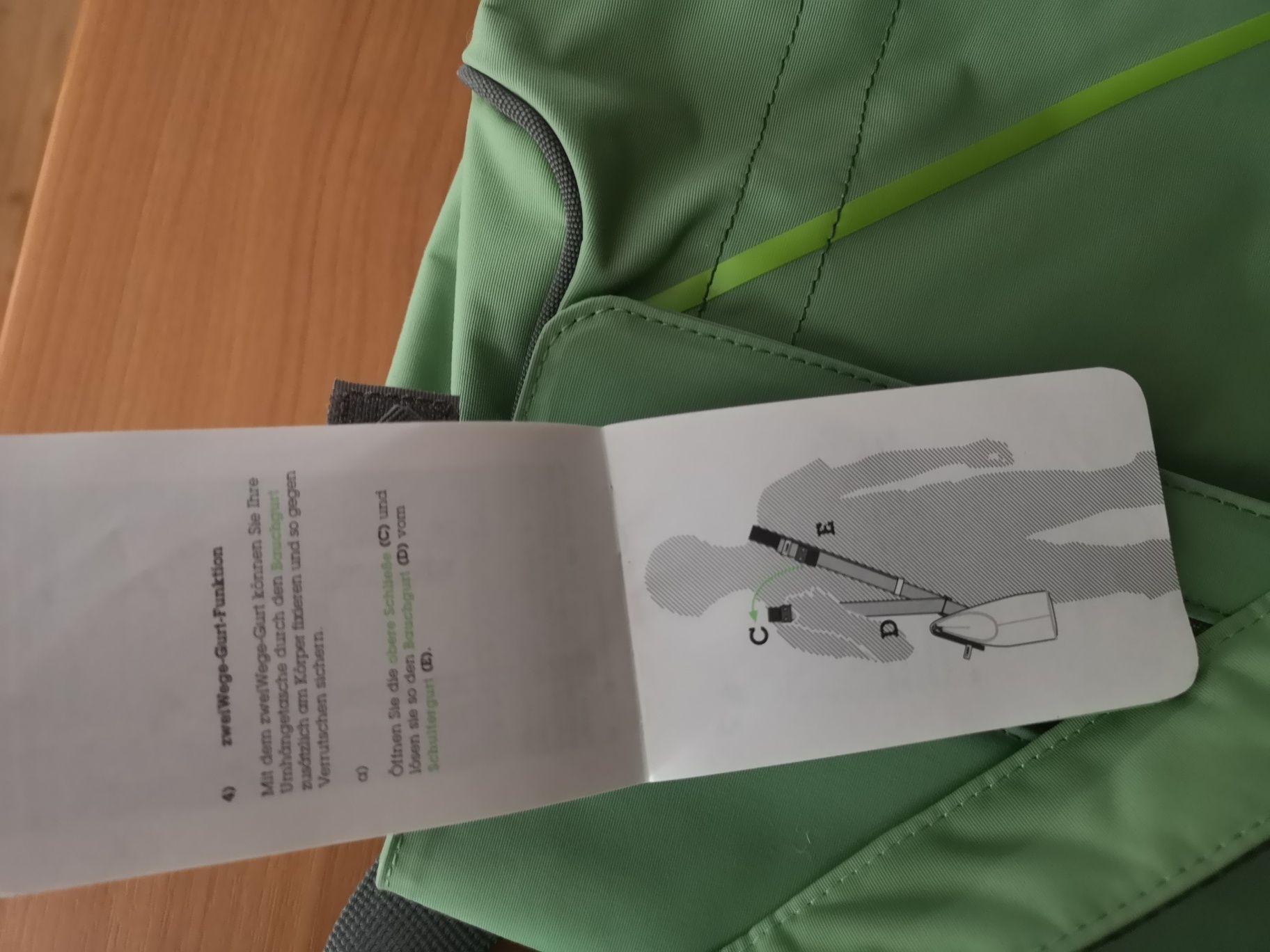 Świetna, markowa torba sportowa Zwei unisex w kolorze jasnej zieleni