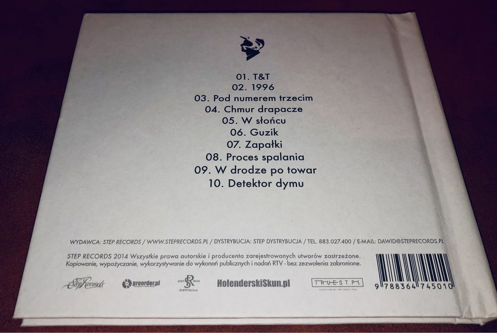 Włodi Wszystko z dymem CD I wydanie