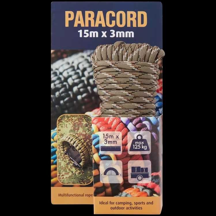 Linka spadochronowa paracord 3mm x 15 m 125kg Survival Bushcraft