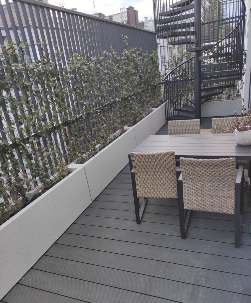 Lekkie doniczki termo styropianowe donice warzywniak tarasowe balkon