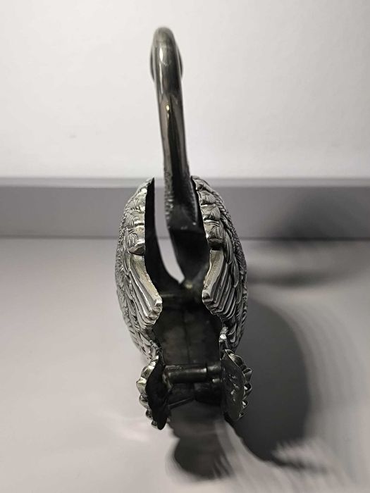 Porta-Guardanapos em Metal Banhado a Prata Godinger — 1988