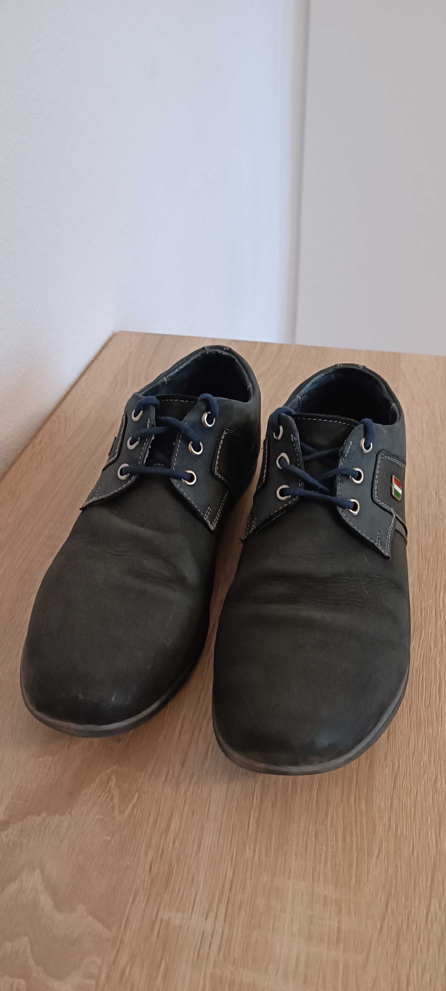 Buty męskie Venezia niebieskie zamszowe rozmiar 41