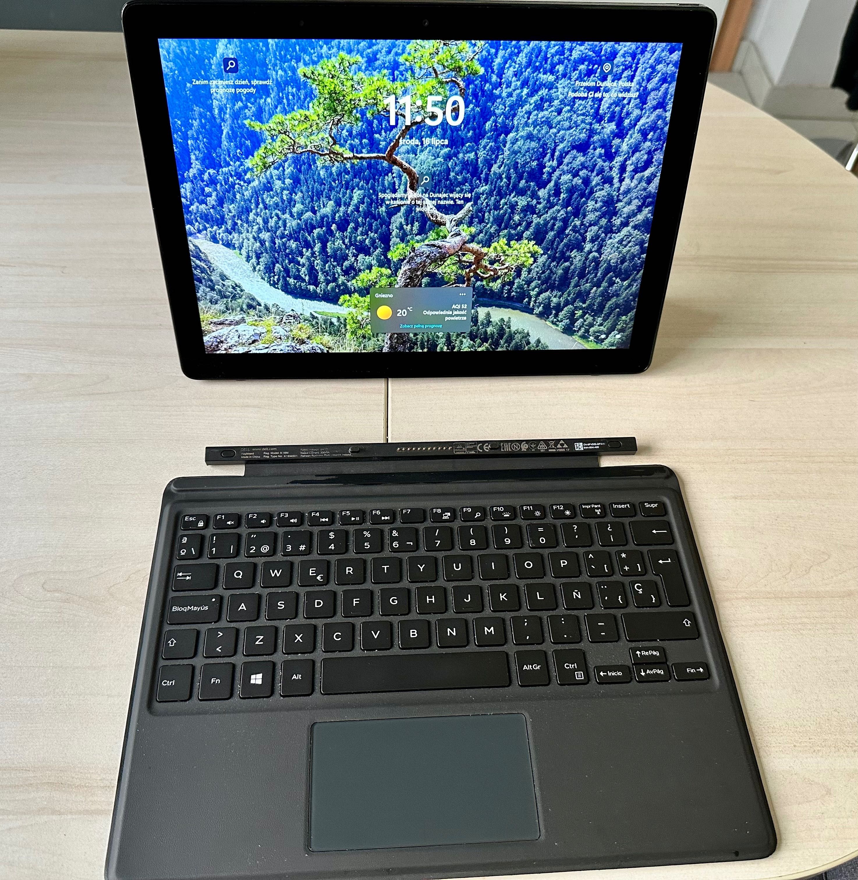 Laptop/tablet Dell 5290 2w1 i5 256gb 8gb microsd W11pro