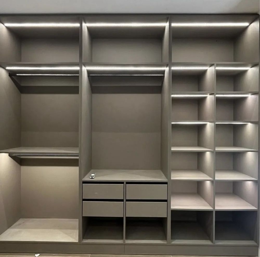 Closets e roupeiros em melamina