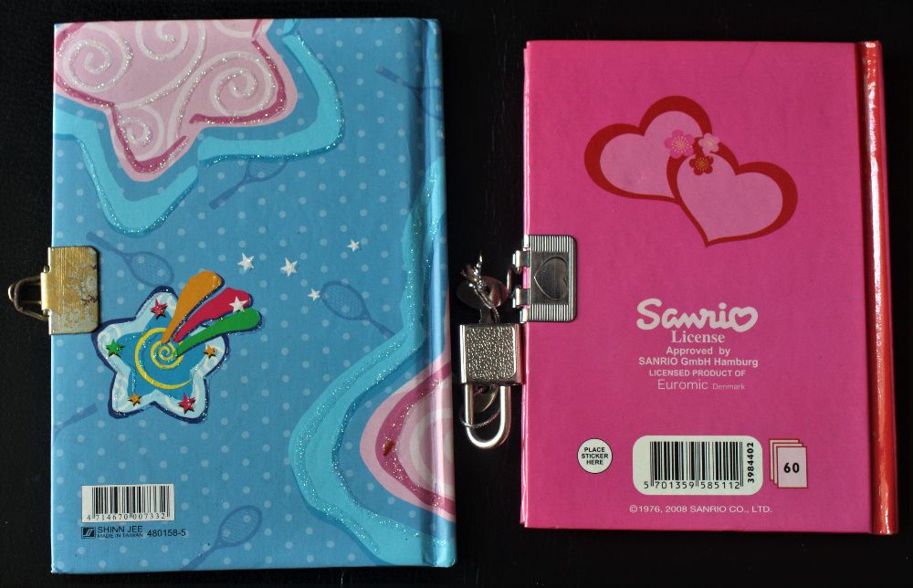 Diários para menina, novos